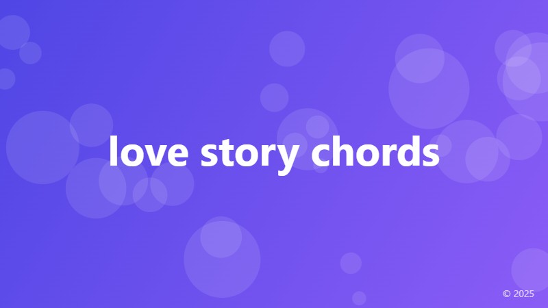 love story chords